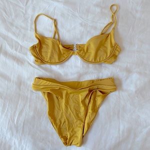 Monica Hansen yellow gold bikini set small
